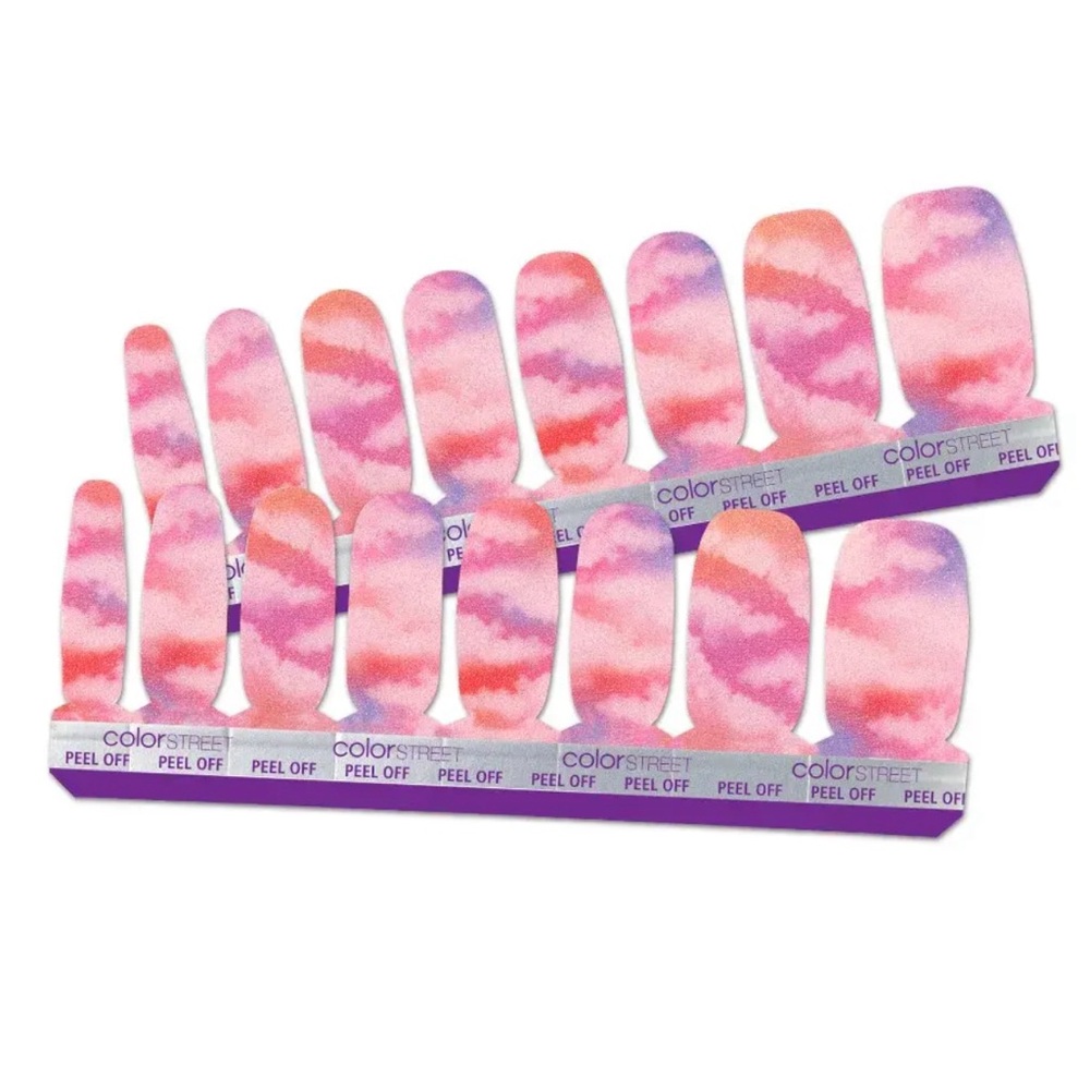 *Retired* Color Street: Painted Dawn | Pastel Pink Clouds Watercolor Purple - Picture 12 of 12